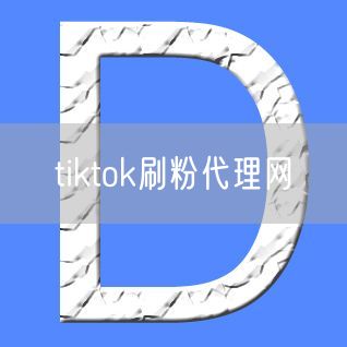 tiktok刷粉代理网