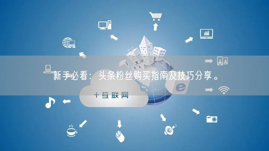 新手必看：头条粉丝购买指南及技巧分享。