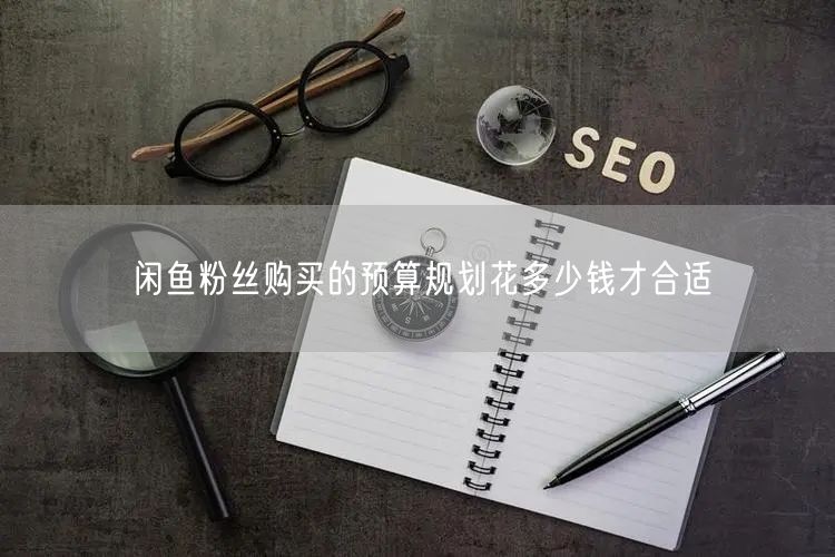 闲鱼粉丝购买的预算规划花多少钱才合适