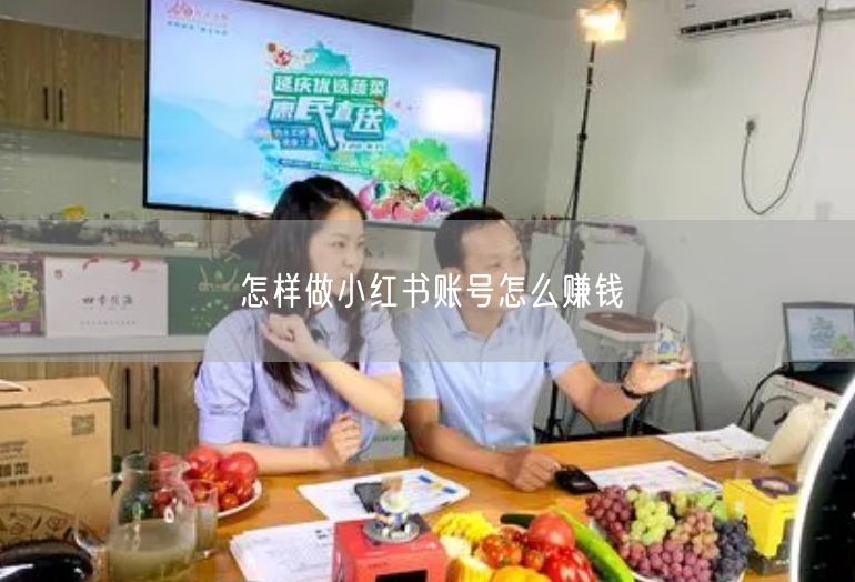 怎样做小红书账号怎么赚钱